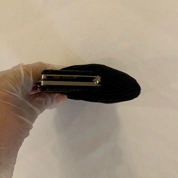 Carlo Fellini Beaded Black Clutch/Handbag! - Picture 6 of 10